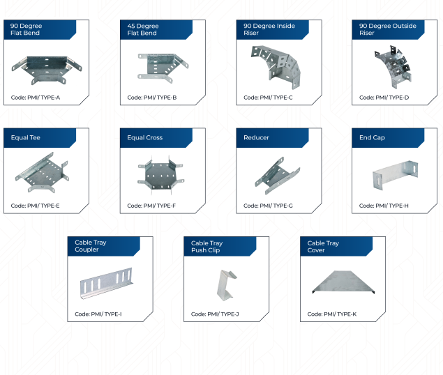 GI Cable Tray Accessories